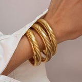 Bracelete Canelado de Valentina