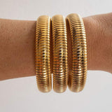 Bracelete Canelado de Valentina