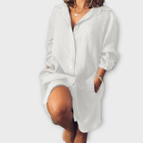 Clara - Blusa casual de lino elegante