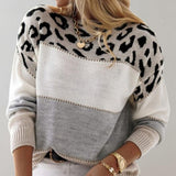Julieta - Camisola Casual de Leopardo
