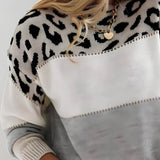 Julieta - Camisola Casual de Leopardo