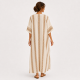 Caftán Dalia Beige Étnico