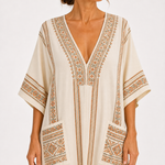 Caftán Dalia Beige Étnico