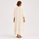 Caftán Farah Beige Rayas