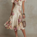 Aida - Elegante vestido midi de satén