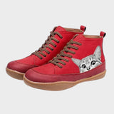 Kitty - Botas de cuero para las amantes de los gatos