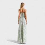 Verónica - Vestido maxi de encaje floral