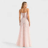 Verónica - Vestido maxi de encaje floral