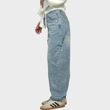 Valeria - Pantalones de mezclilla largos