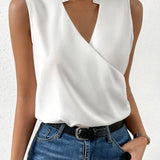 Saleta - Top suave con escote en V