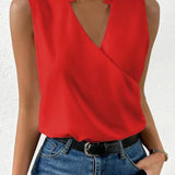 Saleta - Top suave con escote en V