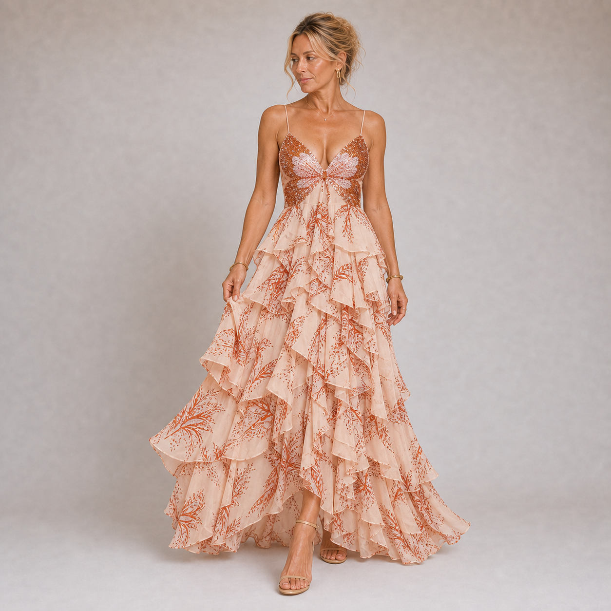 Nadia - Vestido con Volantes