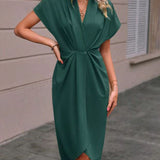 Caia - Vestido Midi Sobrepuesto
