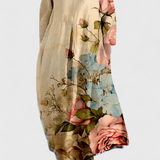Ana - Vestido Fluido con Estampado Elegante