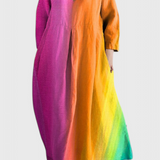 Ana - Vestido Fluido con Estampado Elegante