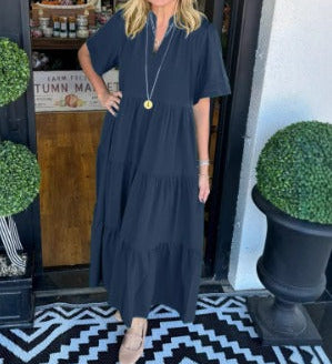 Carlota - Vestido Maxi con Movimiento Elegante