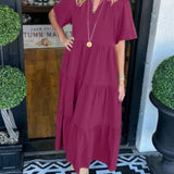 Carlota - Vestido Maxi con Movimiento Elegante