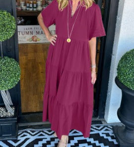 Carlota - Vestido Maxi con Movimiento Elegante