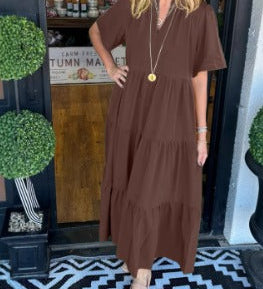 Carlota - Vestido Maxi con Movimiento Elegante