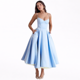 Ariela - Vestido Midi de Lujo