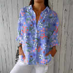 Alma - Blusa Floral Leve Jardim
