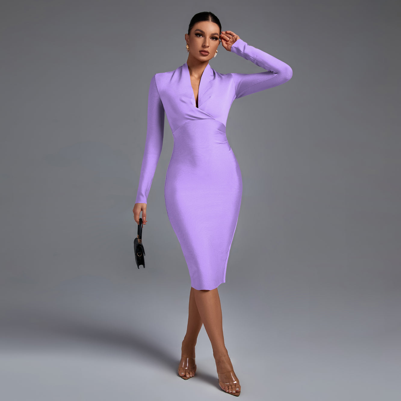 Samara - Elegante Vestido de Manga Larga