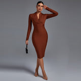 Samara - Elegante Vestido de Manga Larga