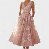 Catarina - Vestido Midi Chic y Elegante
