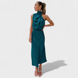 Alba - Vestido de Satén Elegancia