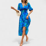 Clara - Vestido Midi Floral Chic y Elegante
