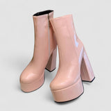 Carina - Botas con plataforma súper alta, llenas de encanto y confianza.
