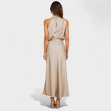 Alba - Vestido de Satén Elegancia