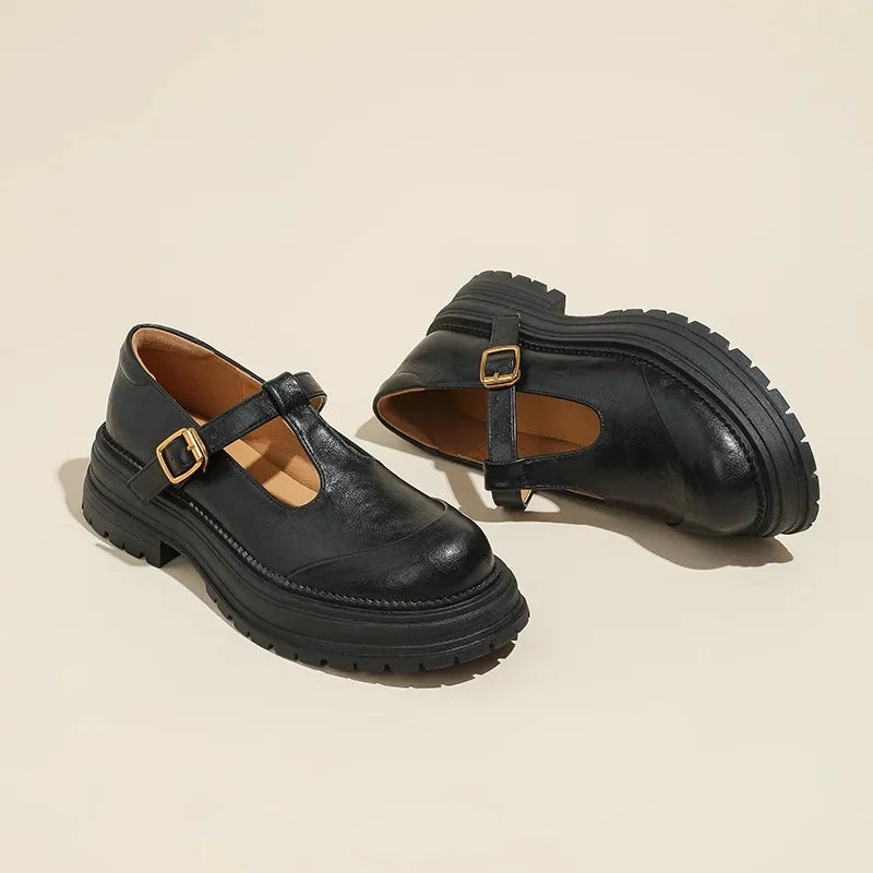 María Janes - Zapato Elegante de Cuero