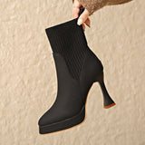 Eugenia - Botas con plataforma, Confort y Elegancia Femenina