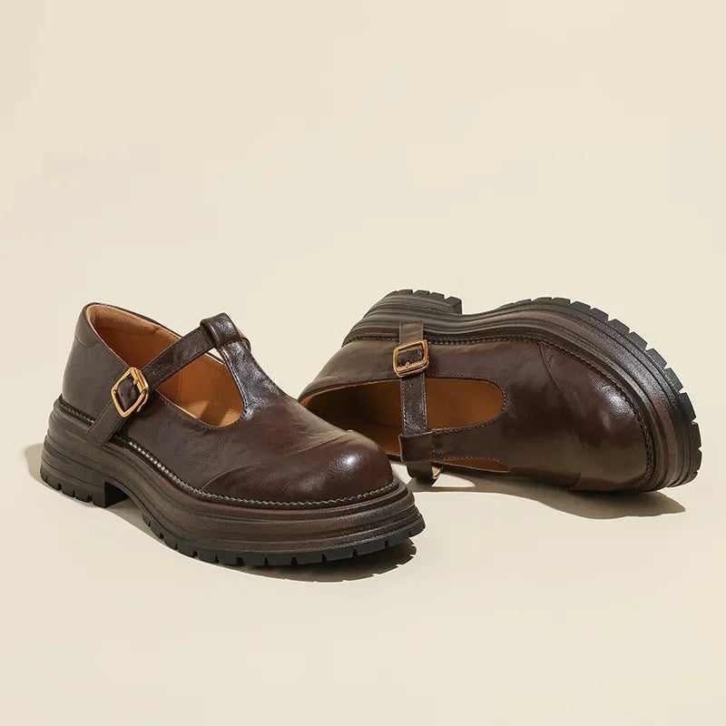 María Janes - Zapato Elegante de Cuero