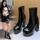 Carina - Botas con plataforma súper alta, llenas de encanto y confianza.