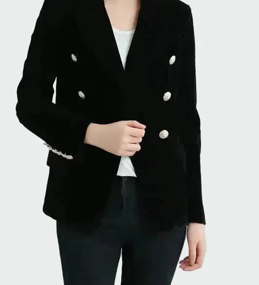 Blazer en corte impecable
