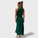 Alba - Vestido de Satén Elegancia