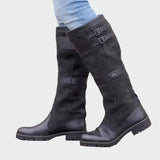 Botas de cuero retro para Valentina