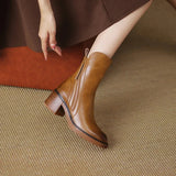 Clara - Botas de piel elegantes