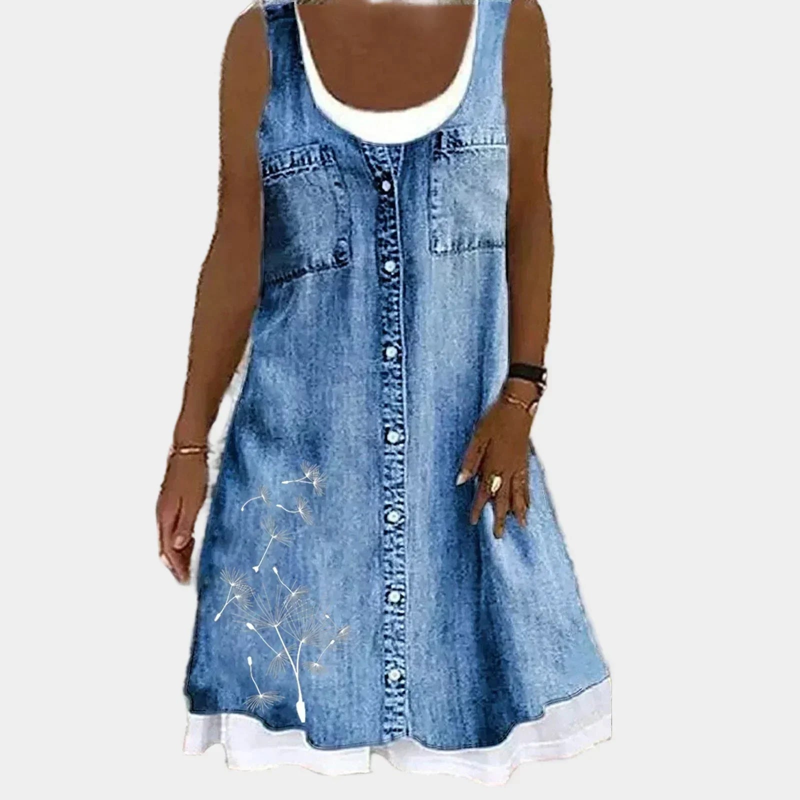 Vestido de Jean Suave y Elegante