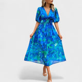 Clara - Vestido Midi Floral Chic y Elegante