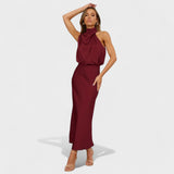 Alba - Vestido de Satén Elegancia