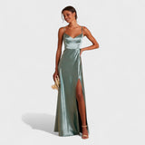 Lucía - Vestido largo de satén