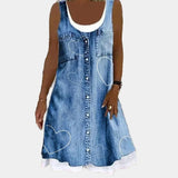 Vestido de Jean Suave y Elegante