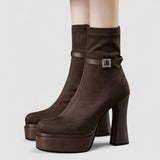 Janet - Botas de plataforma de lujo con confort y estilo en cada paso