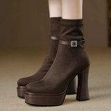 Janet - Botas de plataforma de lujo con confort y estilo en cada paso