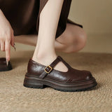María Janes - Zapato Elegante de Cuero