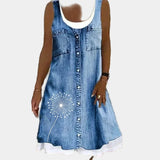 Vestido de Jean Suave y Elegante