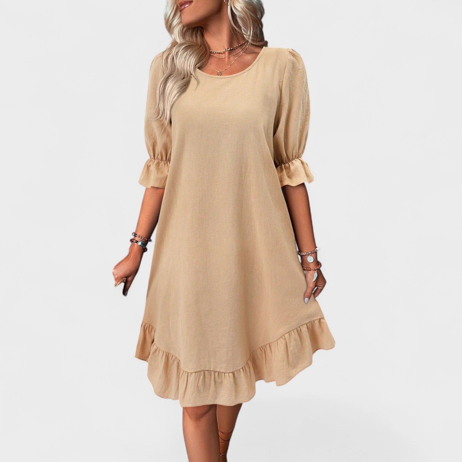 Sofía - Vestido casual con volantes